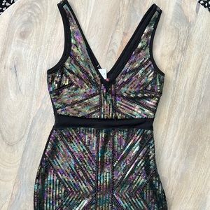 2B BEBE Sequin Dress